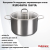SF-CA9028G Кастрюля 9л индукция, нержавеющая сталь, Kukmara, серия Safia 