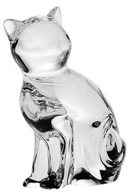 990/74869/0/58900/066-109 Фигурка 6,6см хрусталь, Crystal BOHEMIA, декор Кошка