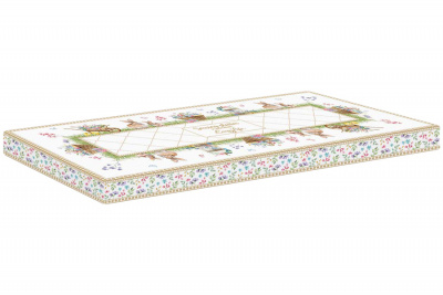 EL-R1109/SPBL Блюдо 35*15см, Easy Life, Spring Bloom, декор пасхальный Корзина с цветами