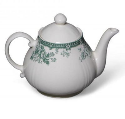 50-9911 Чайник заварочный 940мл, Claytan, серия DIANA ROSE JADE GREEN