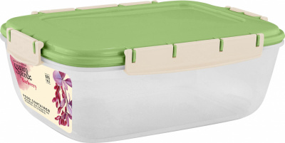 SE224710050 Контейнер для продуктов Sugar&Spice Barberry герметичный 1,8л прямоугольный фисташка