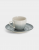 LU-492703-1 Пара кофейная на 1 персону, 2 предмета,v 90 мл, керамика, серо-голубая, Vulcano