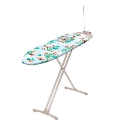 Доска гладильная 123,5*46*91см, Nika, серия Haushalt cotton flowers, HP1/CF