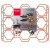 38.23.15 Подставка для винных бутылок HEXAGON COPPER
