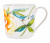 JM-90539/1 Кружка Just Mugs Dorset Дикие розы Шиповник желтый 400 мл, фарфор костяной