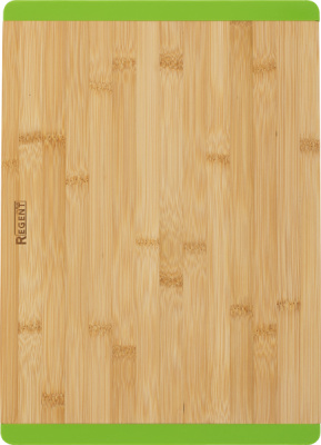 93-BM-4-01.3 Доска разделочная  с силиконовыми вставками 39*28*1,5см, Linea Bamboo